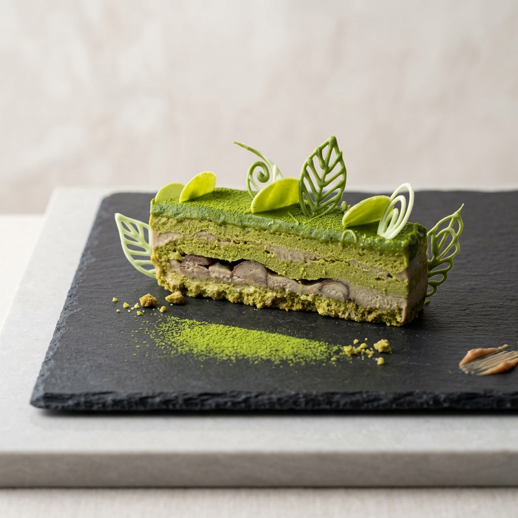 Sablé matcha marron amande