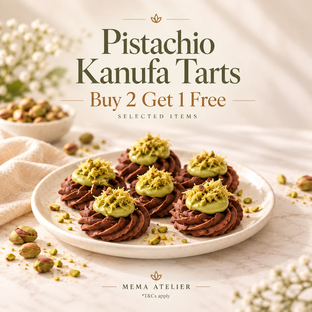 Pistachio Kanufa Chocolat Tarts (22pcs)