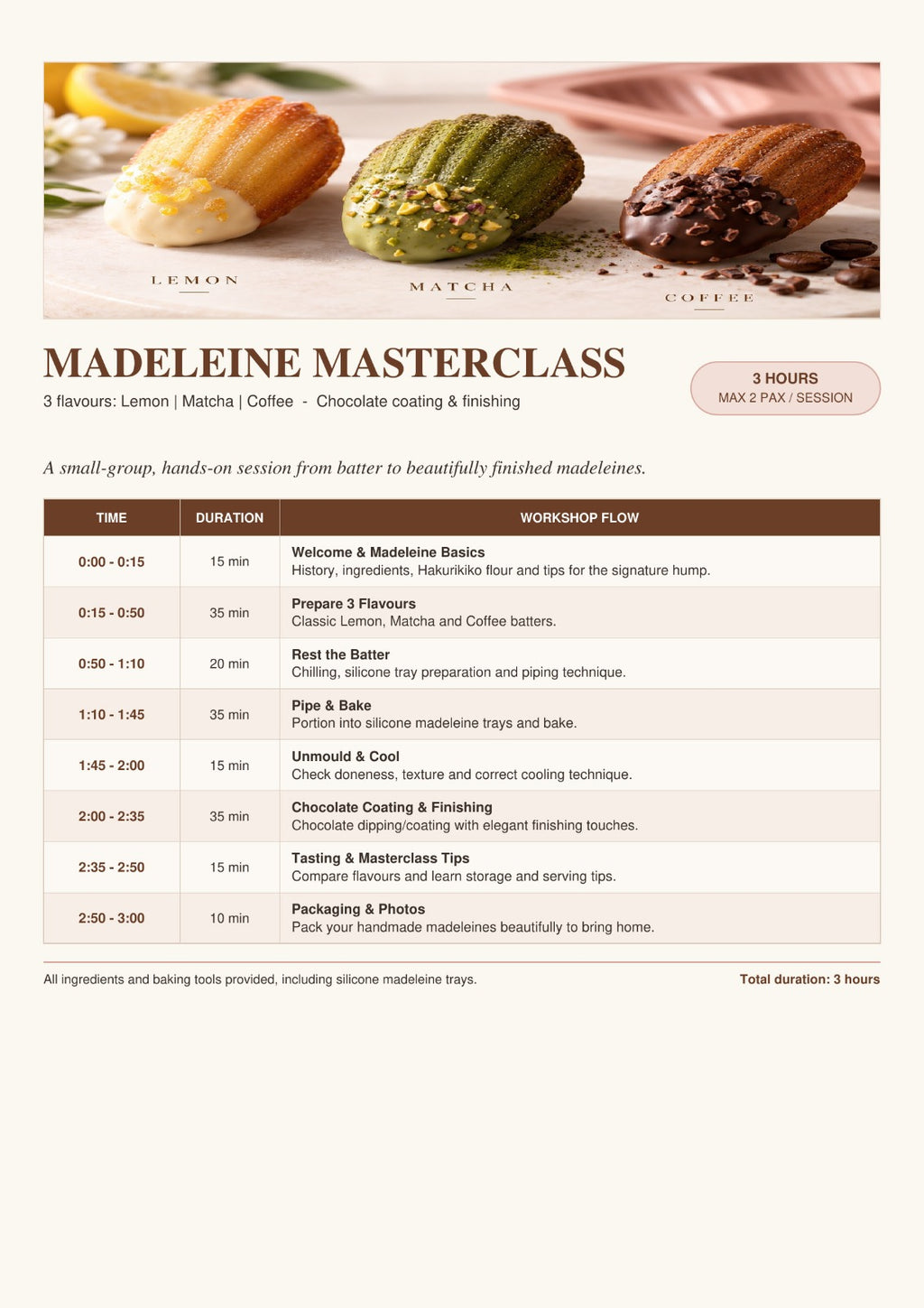 Madeline MasterClass 3 ways