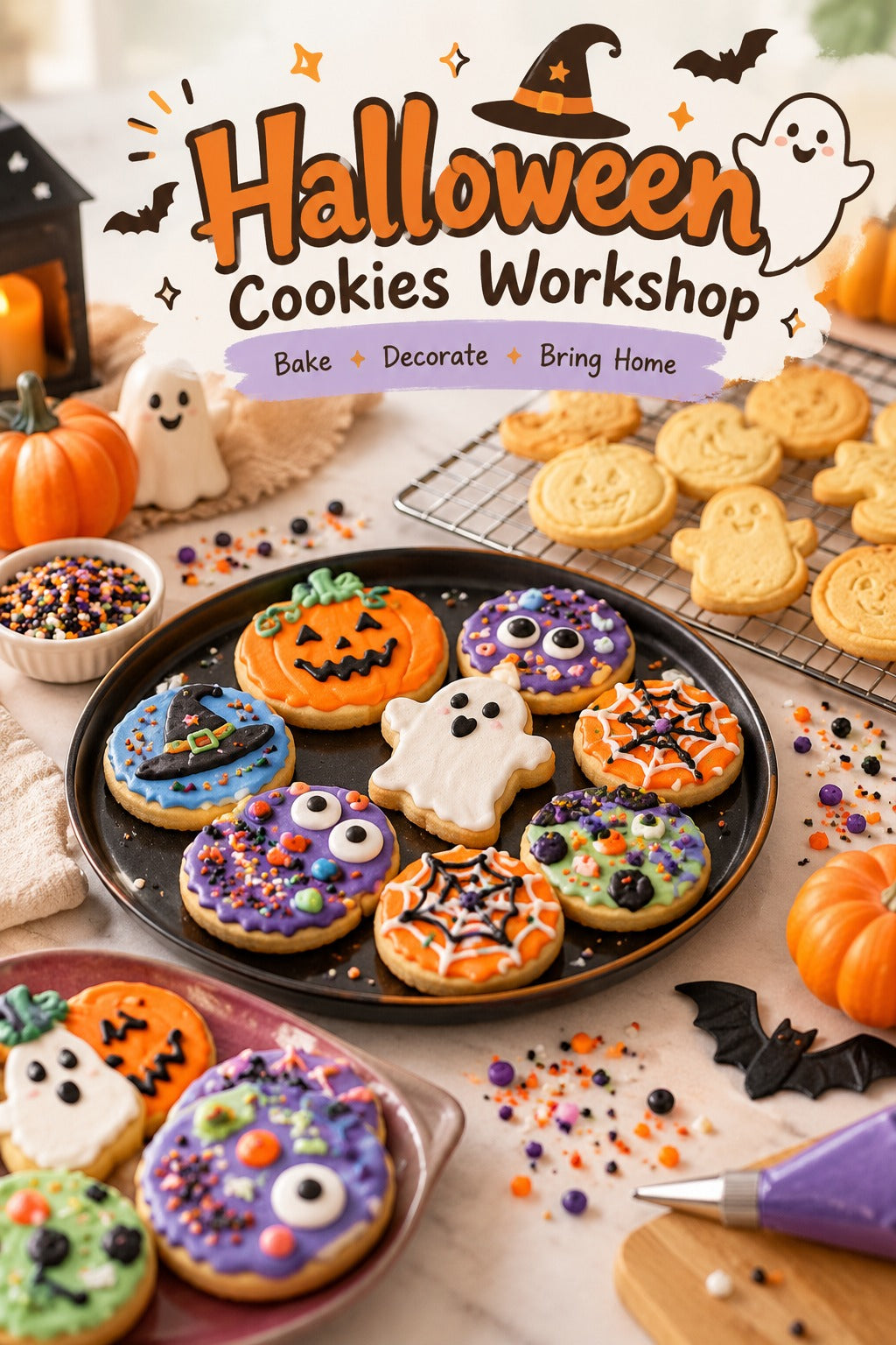 14 Oct 2026(PSLE MARKING DAY) Cookies Halloween Theme