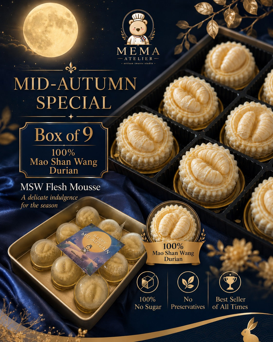 MSW Mini 3D Flesh Mousse (9pcs)