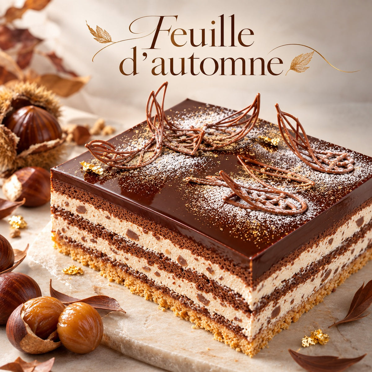 Cake of the Month - Autumn leaf